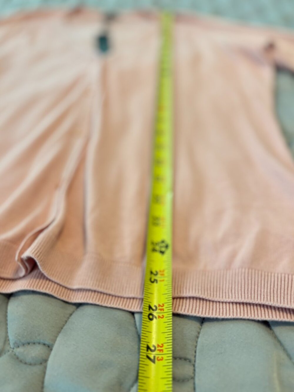NWT Talbots Dusty Rose Pink Button Front V-Neck Lightweight Cardigan Sweater L - Picture 8 of 10